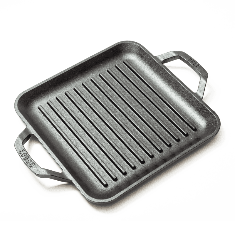 Lodge cast iron square griddle discount